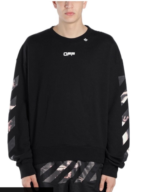 Off-White Other - Off-White Caravaggio Arrows Black Crewneck Sweatshirt Size Medium
